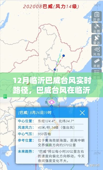 巴威台风在临沂的实时路径与深度解析,最新动态关注