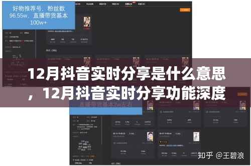 12月抖音实时分享功能详解,特性、体验、对比及用户群体分析