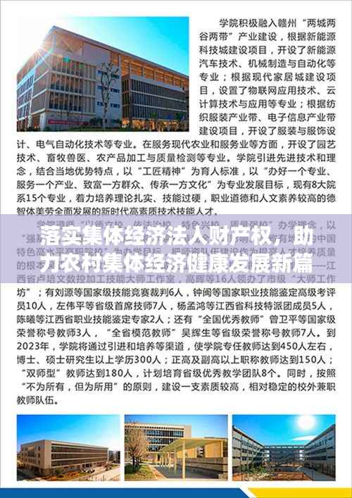 落实集体经济法人财产权,助力农村集体经济健康发展新篇章