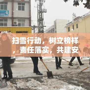 扫雪行动,树立榜样,责任落实,共建安全冬季