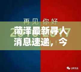 菏泽最新寻人消息速递,今日寻人网更新情报速递