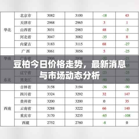 豆柏今日价格走势,最新消息与市场动态分析
