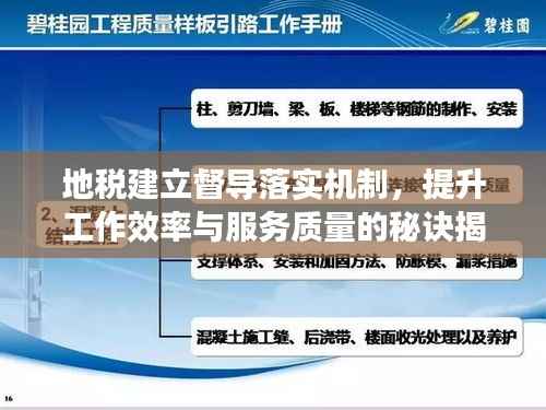 地税建立督导落实机制，提升工作效率与服务质量的秘诀揭秘