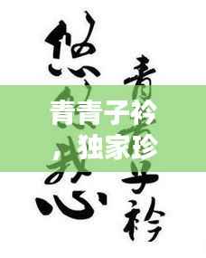 青青子衿,独家珍藏的珍贵回忆