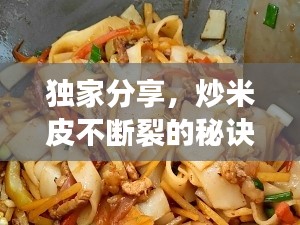 独家分享,炒米皮不断裂的秘诀与技巧全解析!