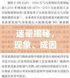 迷晕揭秘,现象、成因分析及防范策略全解析