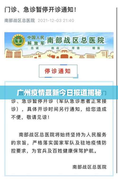 广州疫情最新今日报道揭秘