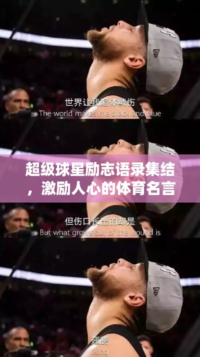 超级球星励志语录集结,激励人心的体育名言大全